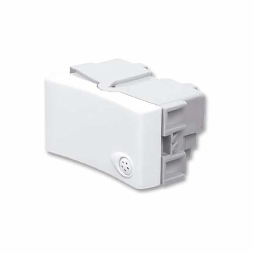 Interruptor de superficie 220V 10A extra chato blanco